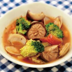 3種の旨味がギュッと!乾しいたけのトマトスープ 3種の旨味がギュッと!乾しいたけのトマトスープ