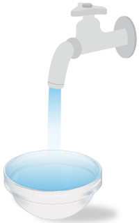 流水を利用する